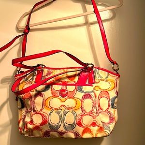 Colorful Coach handbag